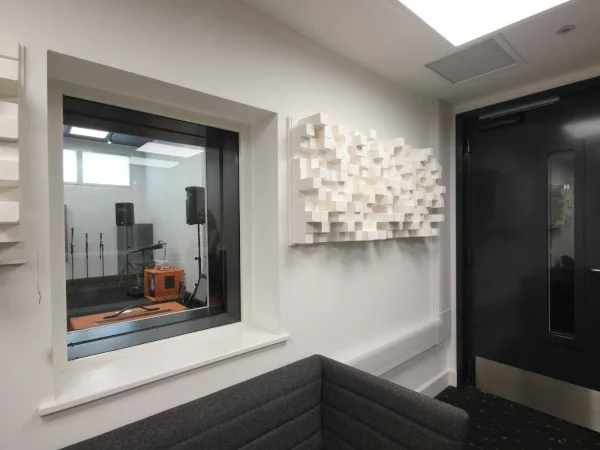 acoustic glass is installed in a window fitted in beautiful lounge in birmingham uk