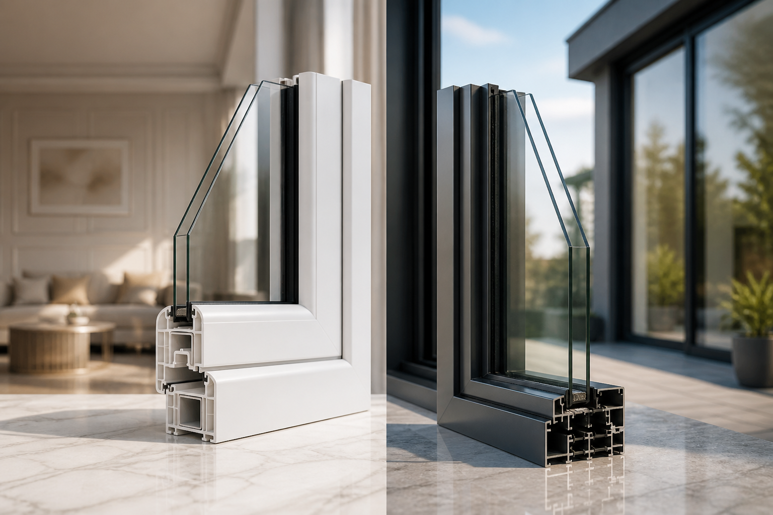 uPVC vs Aluminium Window Cost Comparison UK (Which Is Better Value?)